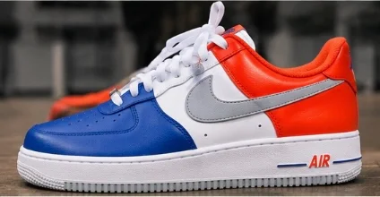 Knicks AF1 — side profile view